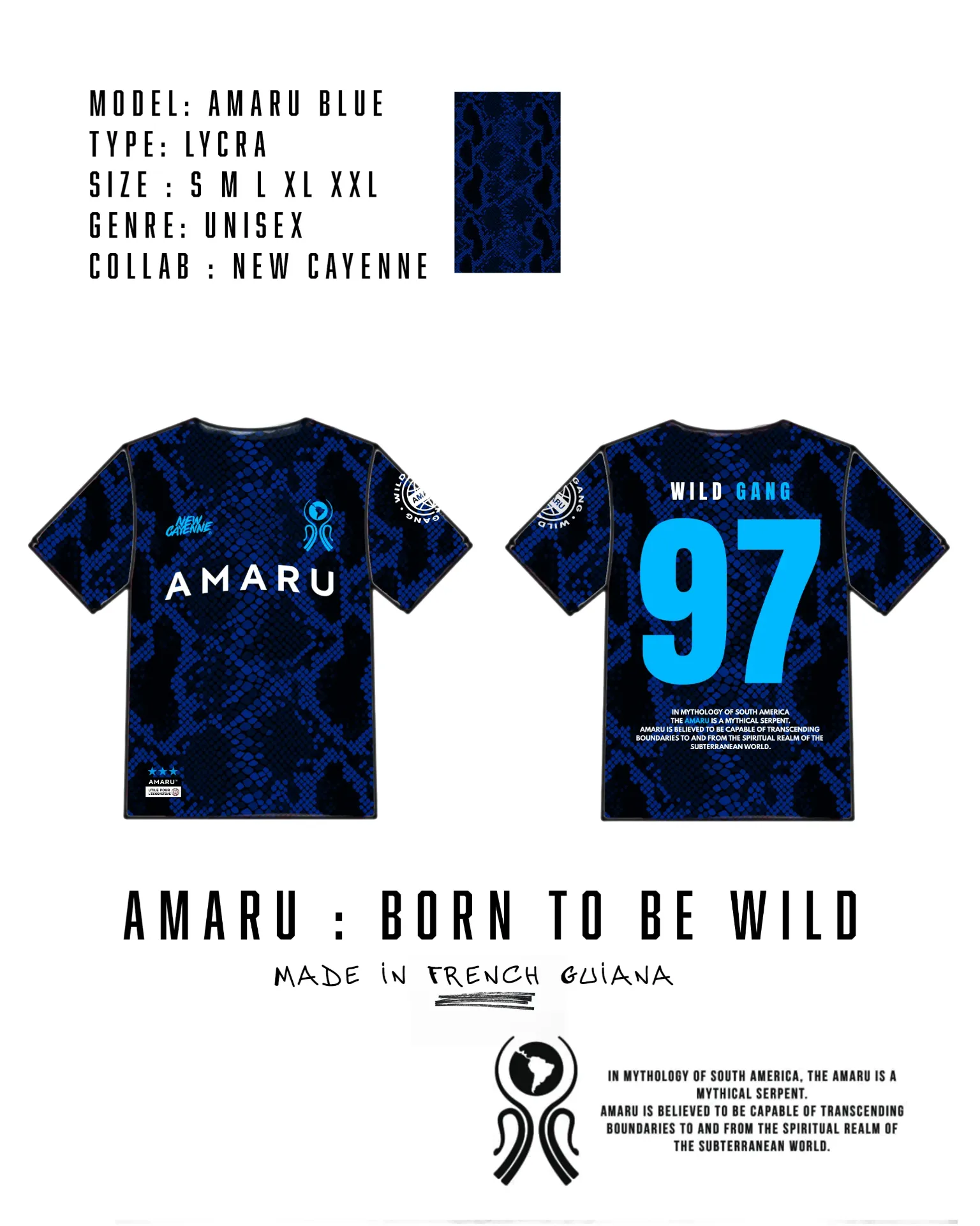Amaru Deep Blue (XS)